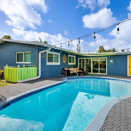 Trendy 3-Bedroom Villa With Saltwater Pool And Yard Fort Lauderdale Exterior photo